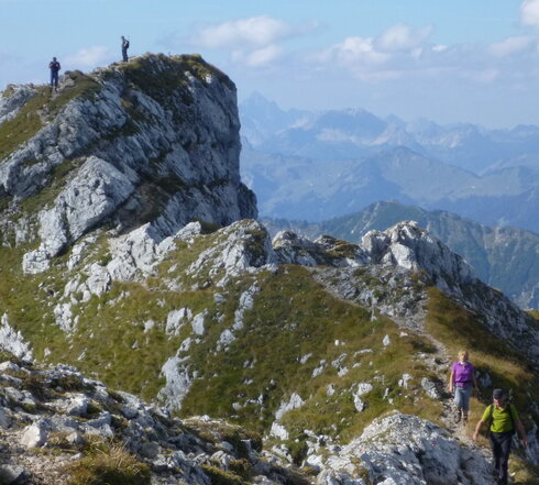 Gipfelfoto der Hochplatte bei Füssen im Allgäus
