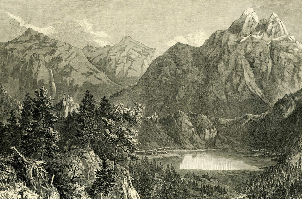 6. Hohenschwangau, Schlösser, Berge, Alpsee